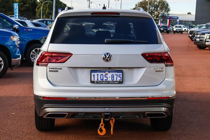 2018 Volkswagen Tiguan 140TDI Highline Allspace 5N MY18 Four Wheel Drive Pure White