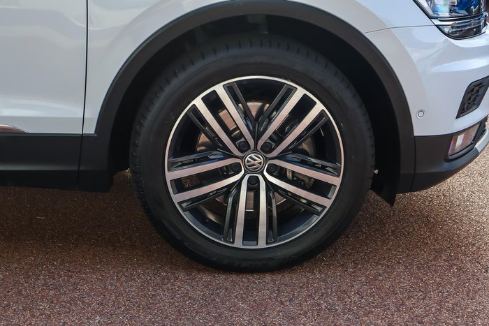2018 Volkswagen Tiguan 140TDI Highline Allspace 5N MY18 Four Wheel Drive Pure White
