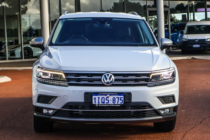 2018 Volkswagen Tiguan 140TDI Highline Allspace 5N MY18 Four Wheel Drive Pure White