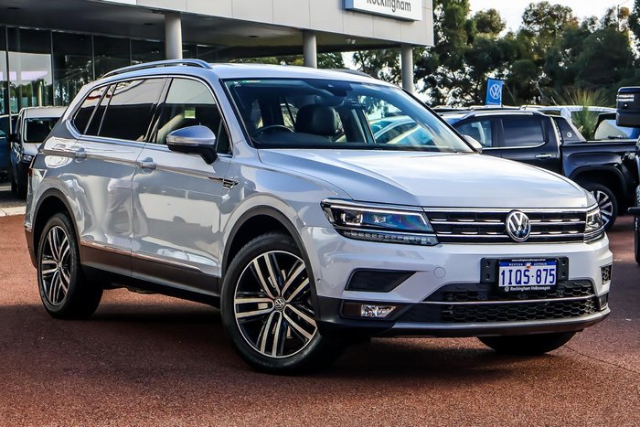 2018 Volkswagen Tiguan 140TDI Highline Allspace 5N MY18 Four Wheel Drive Pure White