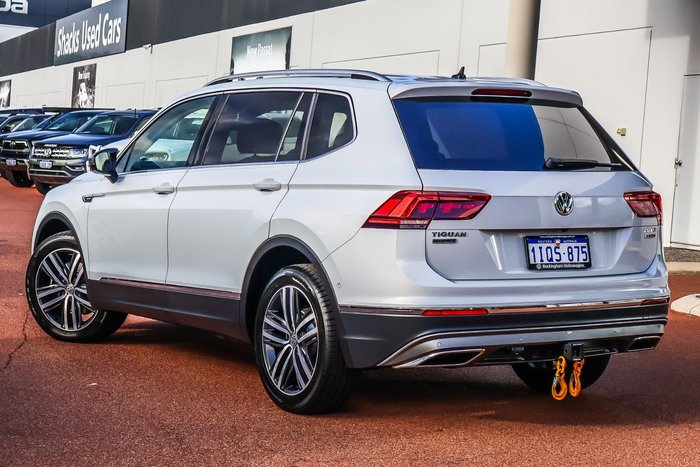 2018 Volkswagen Tiguan 140TDI Highline Allspace 5N MY18 Four Wheel Drive Pure White