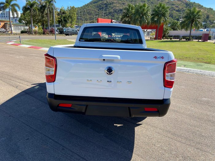 2024 SsangYong Musso Ultimate Q261 MY24 4X4 Dual Range Grand White