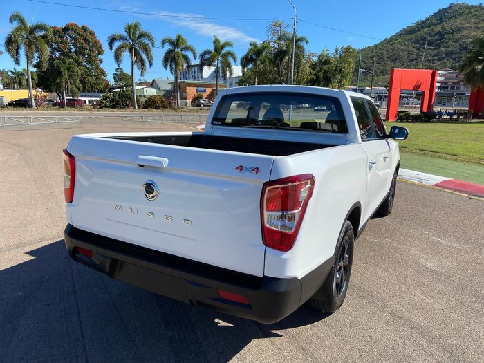 2024 SsangYong Musso Ultimate Q261 MY24 4X4 Dual Range Grand White
