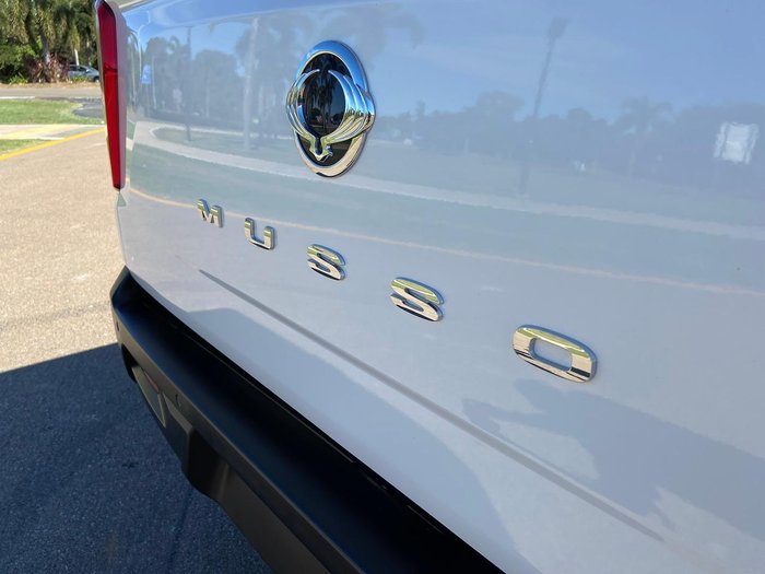 2024 SsangYong Musso Ultimate Q261 MY24 4X4 Dual Range Grand White