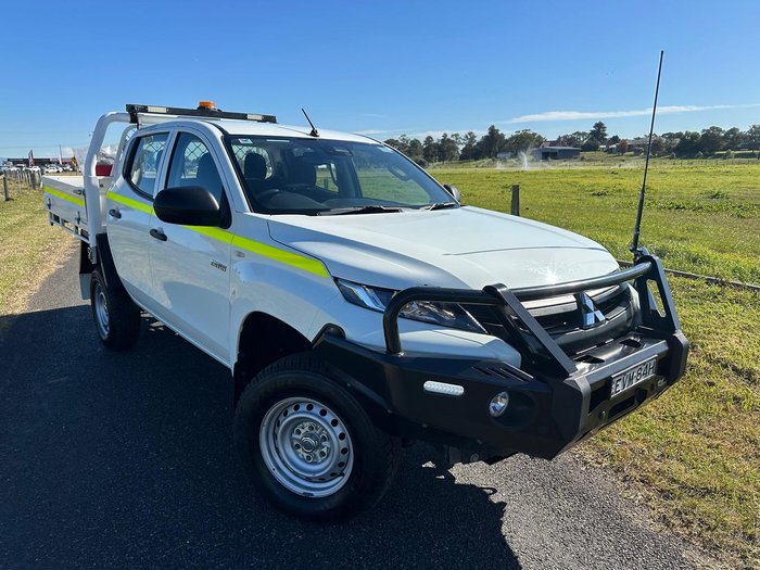 2022 Mitsubishi Triton GLX MR MY23 4X4 Dual Range White