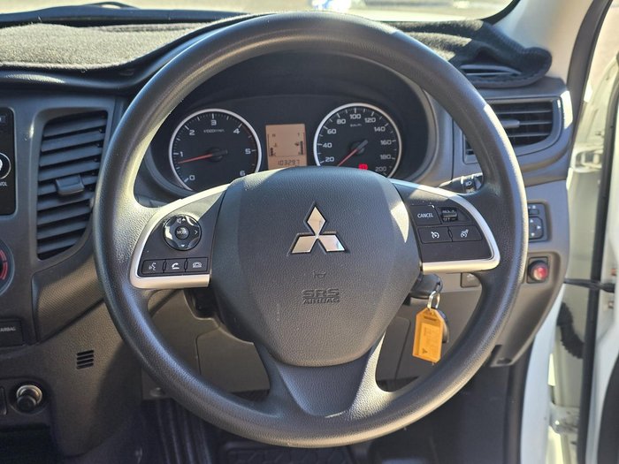 2016 Mitsubishi Triton GLX+ MQ MY16 4X4 Dual Range White