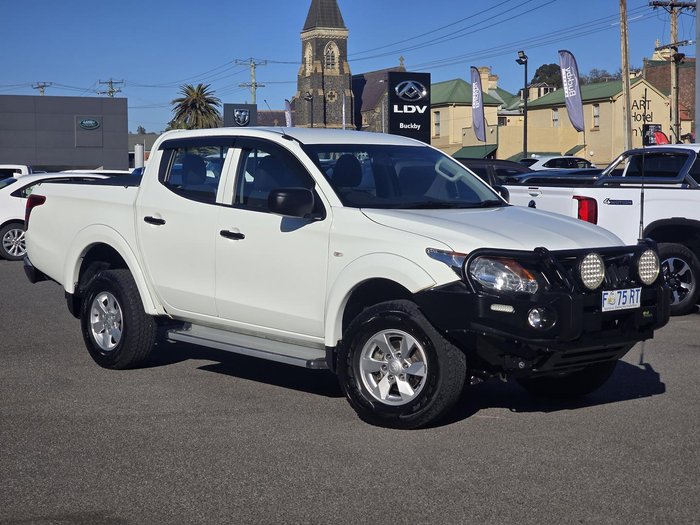 2016 Mitsubishi Triton GLX+ MQ MY16 4X4 Dual Range White