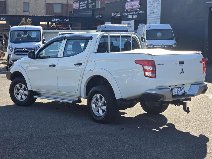 2016 Mitsubishi Triton GLX+ MQ MY16 4X4 Dual Range White