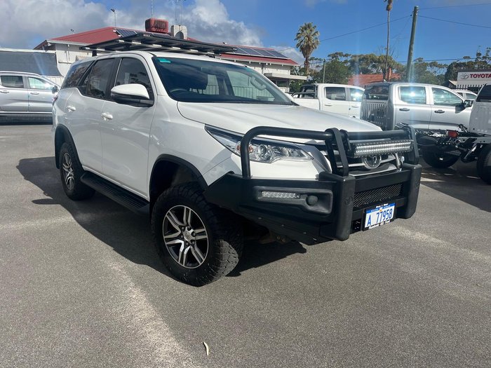 2018 Toyota Fortuner GXL GUN156R 4X4 Dual Range Glacier White