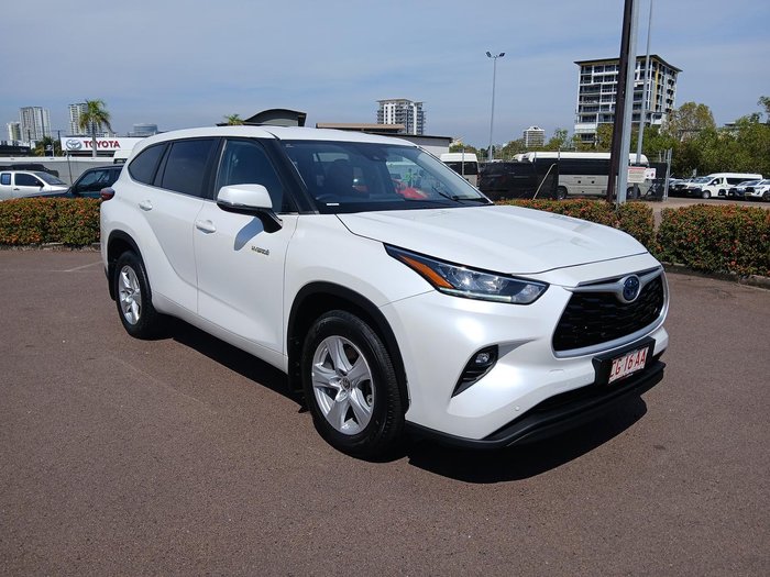 2023 Toyota Kluger GX AXUH78R 4X4 On Demand Frosted White
