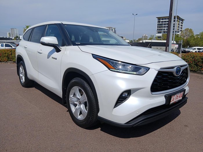 2023 Toyota Kluger GX AXUH78R 4X4 On Demand Frosted White