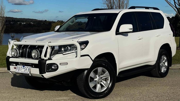 2021 Toyota Landcruiser Prado GXL GDJ150R 4X4 Dual Range Glacier White