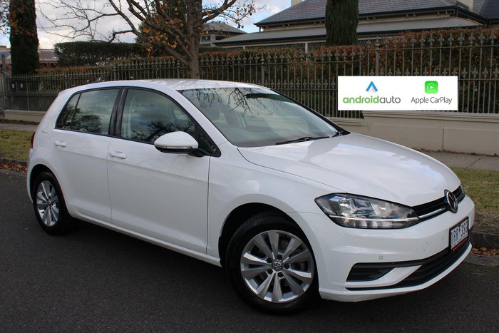 2020 Volkswagen Golf 110TSI Trendline 7.5 MY20 Pure White