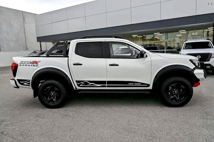 2025 Nissan Navara PRO-4X Warrior D23 MY25 4X4 Dual Range White Pearl