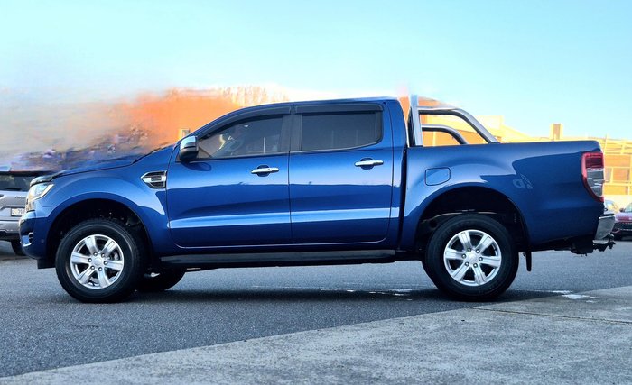 2019 Ford Ranger XLT PX MkIII MY19 4X4 Dual Range Lightning Blue