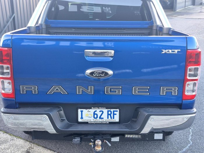 2019 Ford Ranger XLT PX MkIII MY19 4X4 Dual Range Lightning Blue