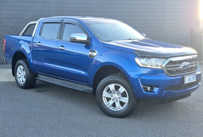 2019 Ford Ranger XLT PX MkIII MY19 4X4 Dual Range Lightning Blue