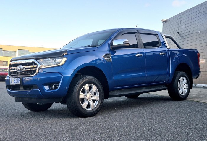 2019 Ford Ranger XLT PX MkIII MY19 4X4 Dual Range Lightning Blue