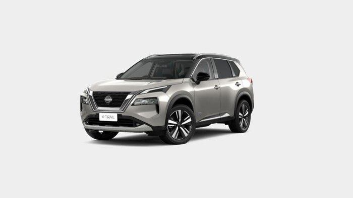 2025 Nissan X-TRAIL Ti e-POWER T33 MY25 Four Wheel Drive Champagne Silver/Black Roof