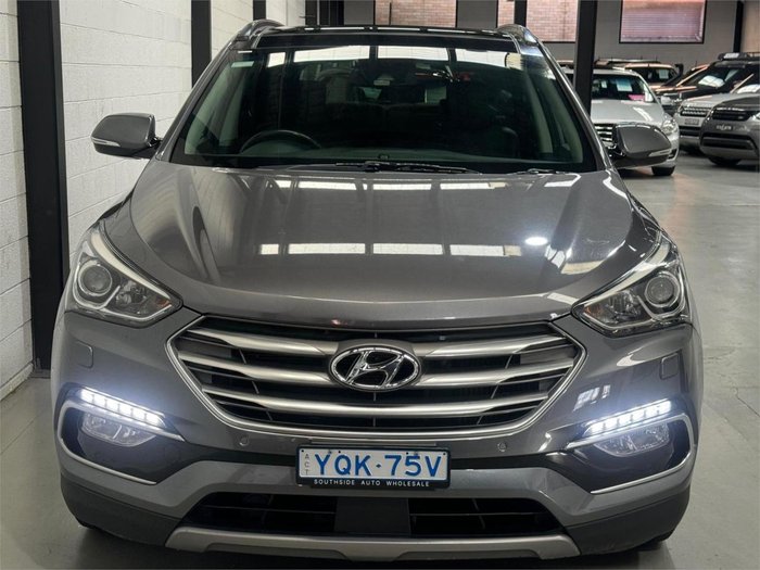 2017 Hyundai Santa Fe Highlander DM3 Series II MY17 4X4 On Demand Grey