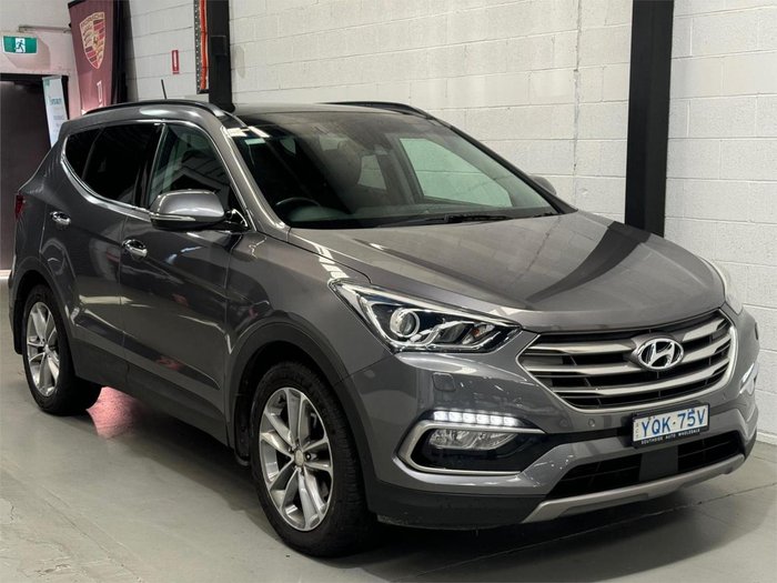 2017 Hyundai Santa Fe Highlander DM3 Series II MY17 4X4 On Demand Grey