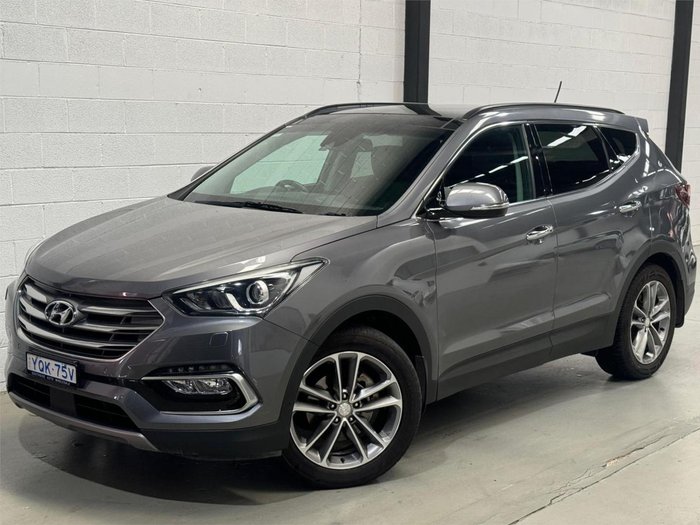 2017 Hyundai Santa Fe Highlander DM3 Series II MY17 4X4 On Demand Grey