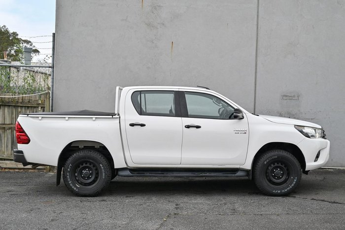 2018 Toyota Hilux SR GUN126R 4X4 Dual Range Glacier White