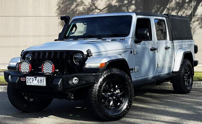 2023 Jeep Gladiator Night Eagle JT MY23 4X4 On Demand Silver Zynith