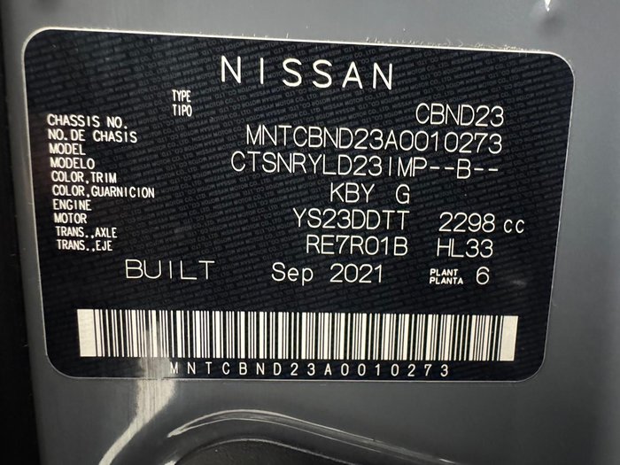 2021 Nissan Navara PRO-4X Warrior D23 MY21.5 4X4 Dual Range Stealth Grey