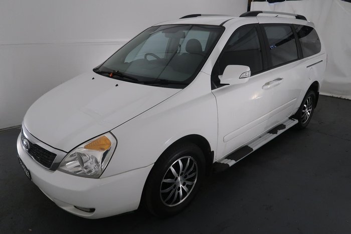 2011 Kia Grand Carnival SLi VQ MY12 Clear White