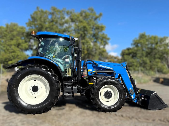 0 New Holland T6050 Pluscab Tractor W Fel
