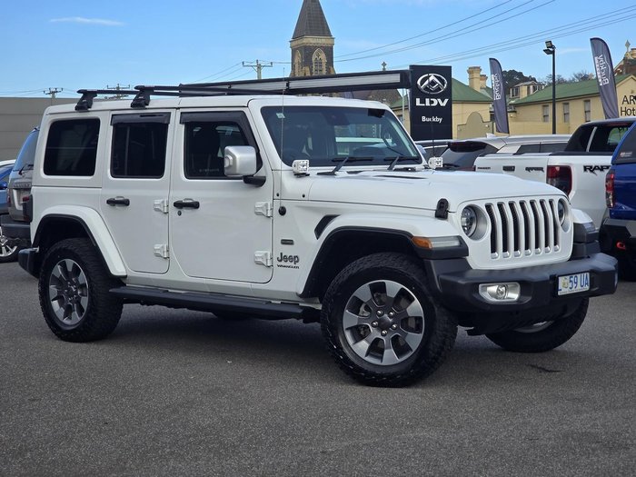 2023 Jeep Wrangler Unlimited Overland JL MY23 4X4 Dual Range Bright White