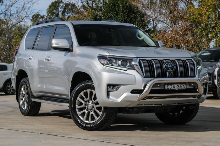 2018 Toyota Landcruiser Prado VX GDJ150R 4X4 Dual Range Silver Pearl