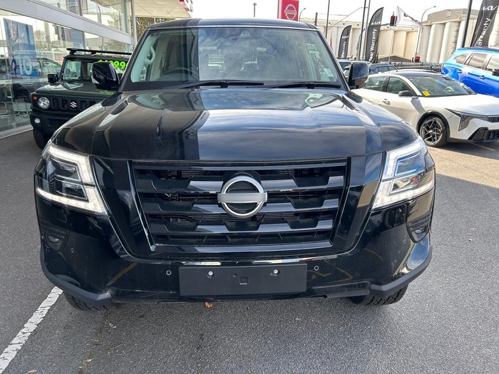 2024 Nissan Patrol Warrior Y62 MY24 4X4 Dual Range Black Obsidian