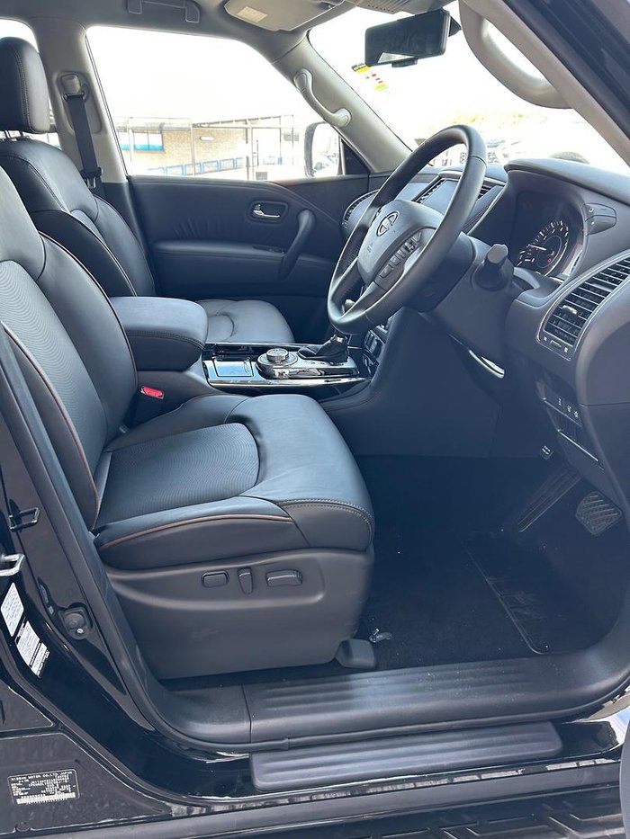 2024 Nissan Patrol Warrior Y62 MY24 4X4 Dual Range Black Obsidian
