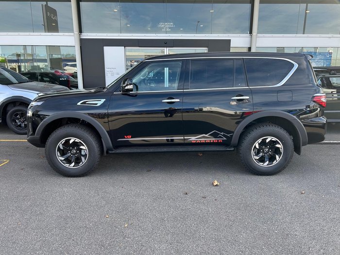 2024 Nissan Patrol Warrior Y62 MY24 4X4 Dual Range Black Obsidian