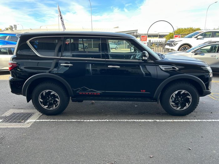 2024 Nissan Patrol Warrior Y62 MY24 4X4 Dual Range Black Obsidian