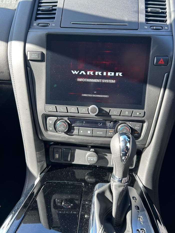 2024 Nissan Patrol Warrior Y62 MY24 4X4 Dual Range Black Obsidian