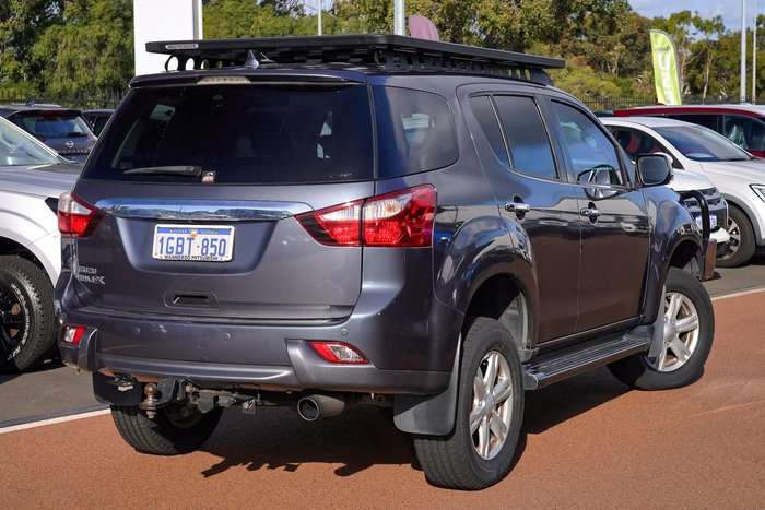 2016 Isuzu MU-X LS-T MY15.5 4X4 Dual Range Obsidian Grey