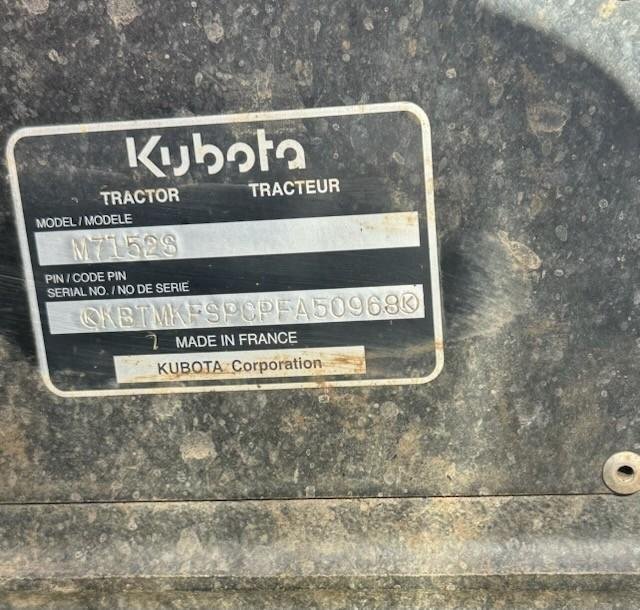 2022 Kubota M7-152S-55-T2
