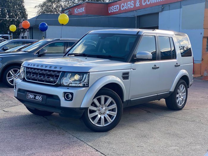 2016 Land Rover Discovery TDV6 Series 4 MY16.5 4X4 Dual Range Silver