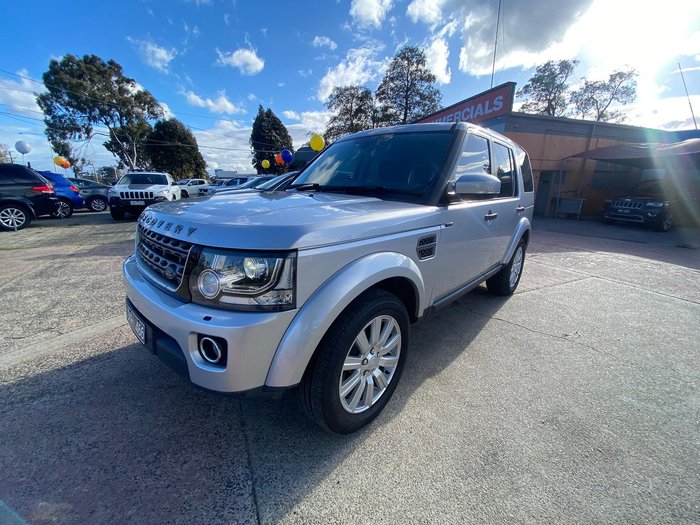 2016 Land Rover Discovery TDV6 Series 4 MY16.5 4X4 Dual Range Silver