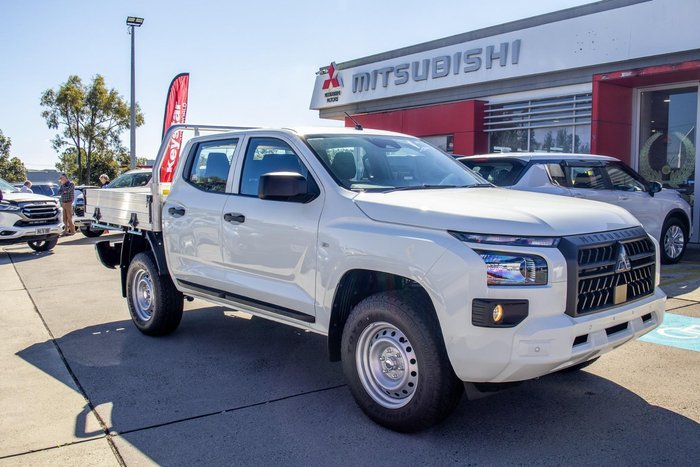 2025 Mitsubishi Triton GLX MV MY25 4X4 Dual Range White