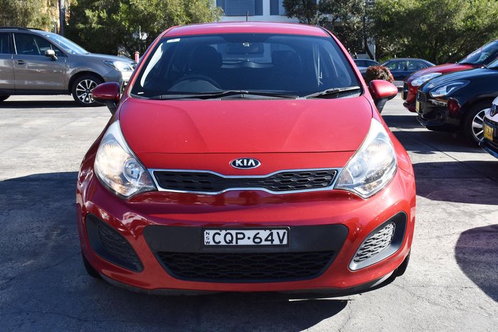 2013 Kia Rio S UB MY13 Signal Red
