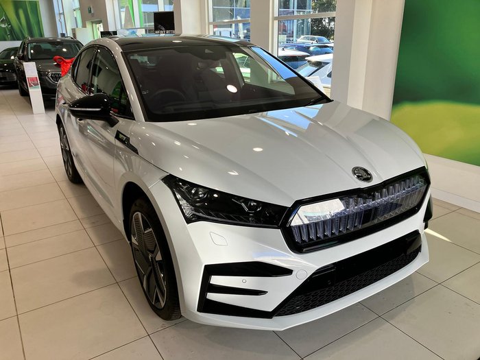 2024 SKODA Enyaq RS NY MY25 AWD Moon White