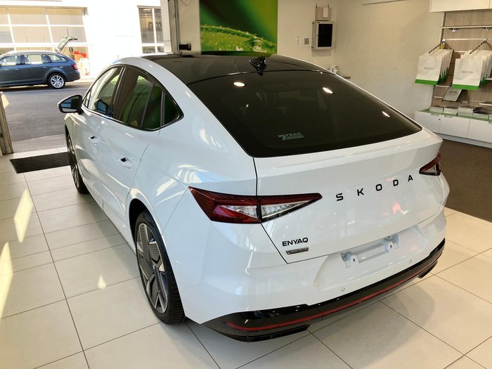 2024 SKODA Enyaq RS NY MY25 AWD Moon White