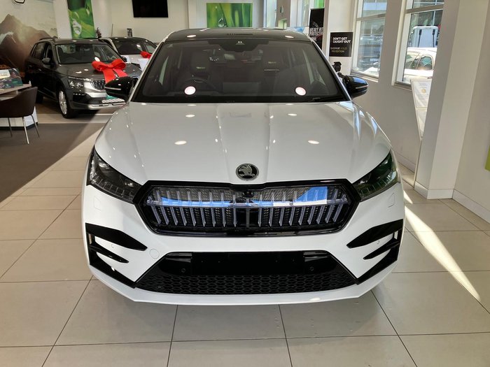 2024 SKODA Enyaq RS NY MY25 AWD Moon White