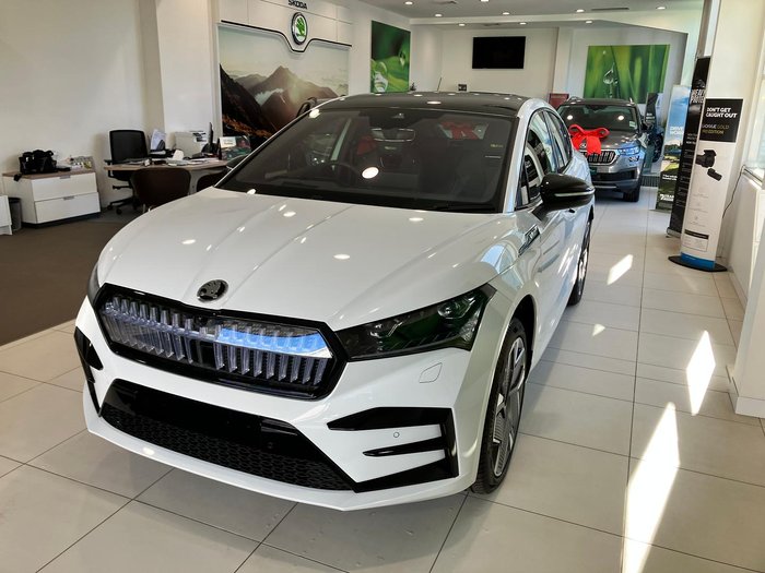2024 SKODA Enyaq RS NY MY25 AWD Moon White
