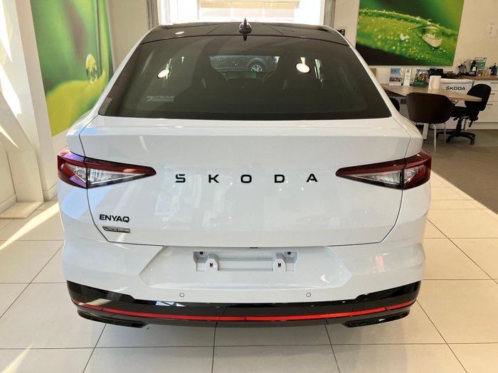 2024 SKODA Enyaq RS NY MY25 AWD Moon White