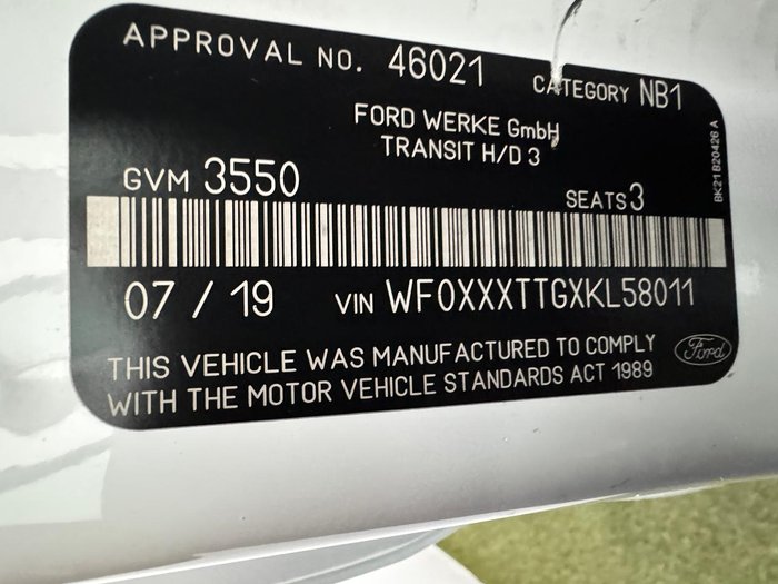 2019 Ford Transit 350L